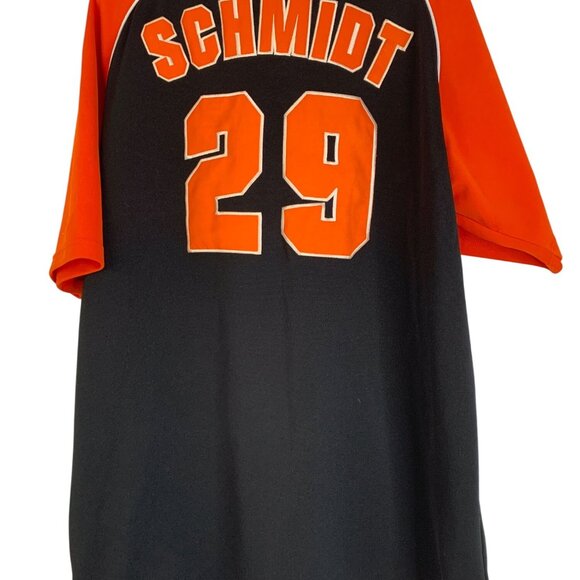 Vintage San Francisco Giants True Fan Jersey XL MLB Schmidt #29 - Picture 2 of 8
